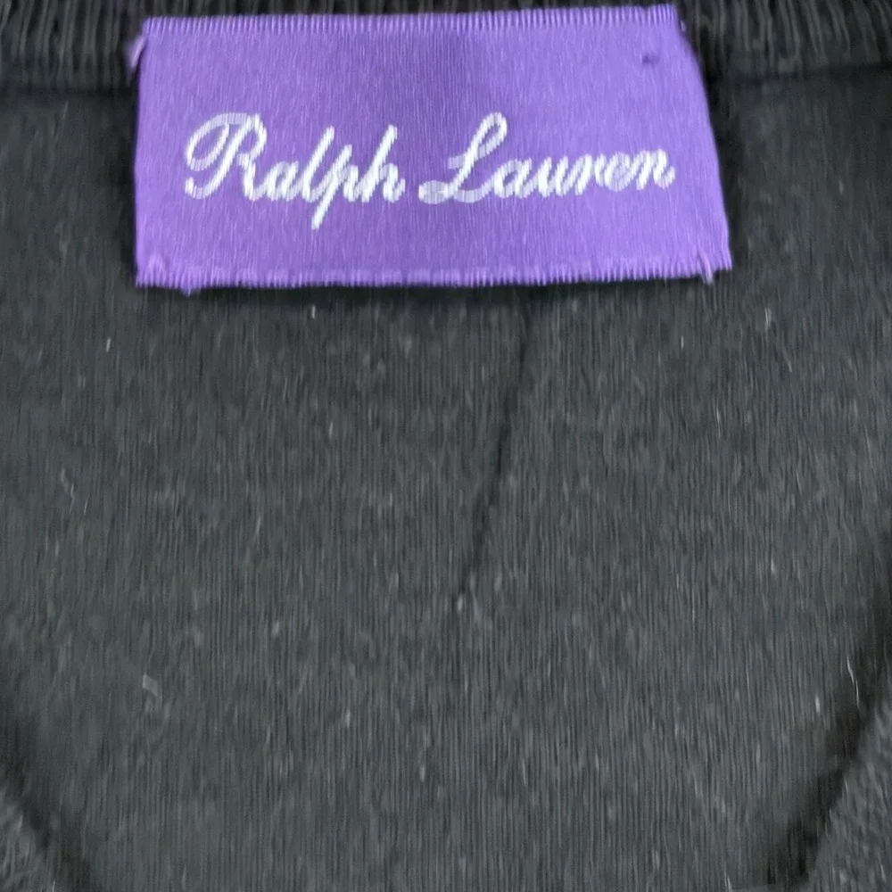 Ralph Lauren Purple Label Cashmere Silk Wool V Neck Sweater in Black Men Small